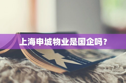 上海申城物业是国企吗？