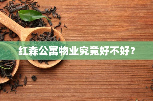 红森公寓物业究竟好不好？