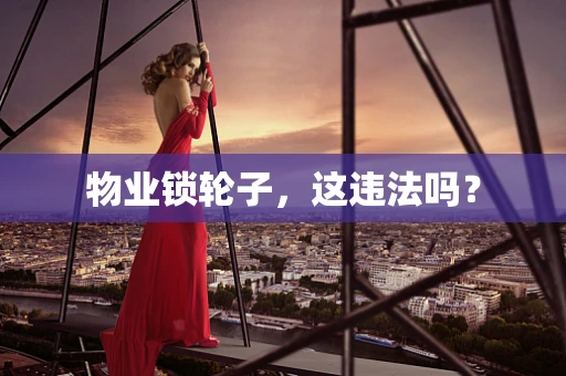 物业锁轮子，这违法吗？