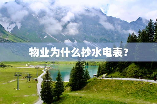 物业为什么抄水电表？