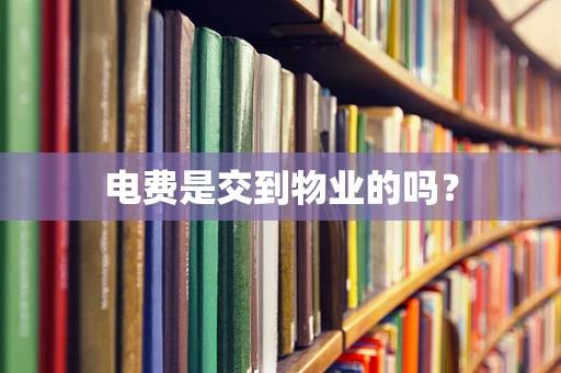 电费是交到物业的吗？