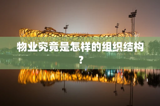 物业究竟是怎样的组织结构？