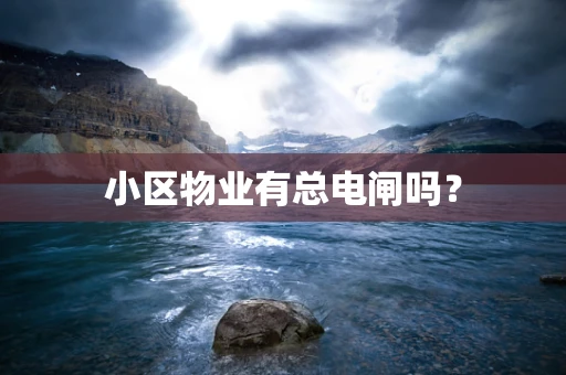 小区物业有总电闸吗？