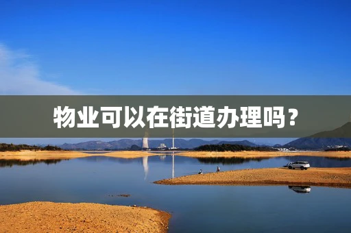 物业可以在街道办理吗？