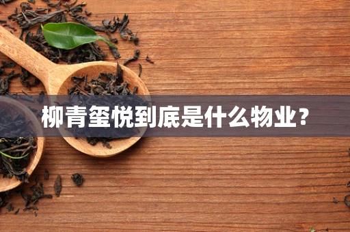 柳青玺悦到底是什么物业？