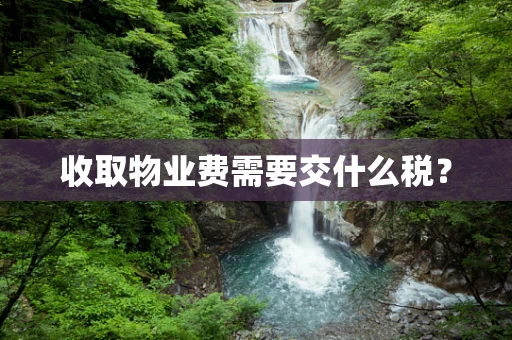 收取物业费需要交什么税？