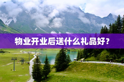 物业开业后送什么礼品好？