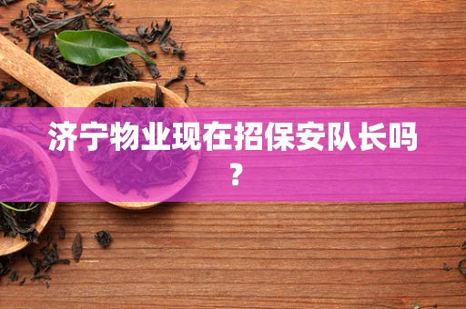 济宁物业现在招保安队长吗？
