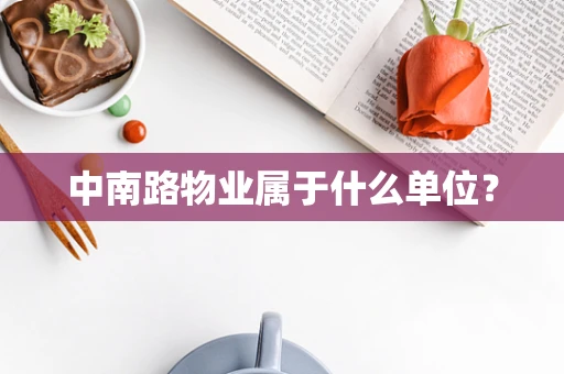 中南路物业属于什么单位？