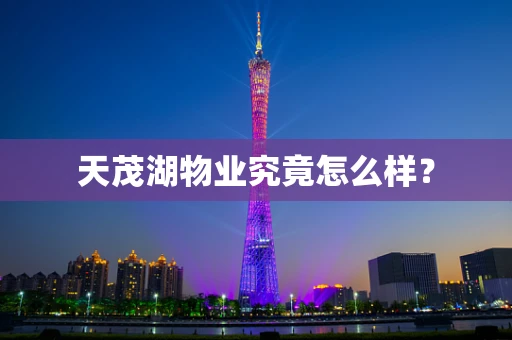 天茂湖物业究竟怎么样？