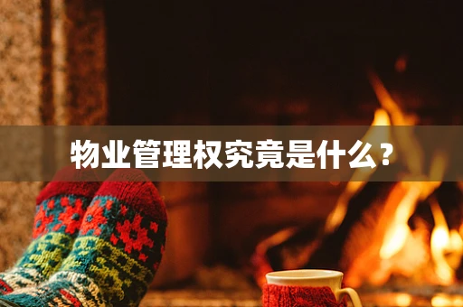 物业管理权究竟是什么？
