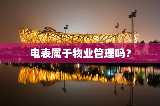 电表属于物业管理吗？