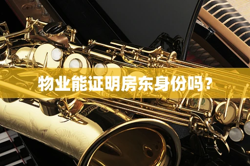 物业能证明房东身份吗？