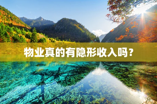 物业真的有隐形收入吗？