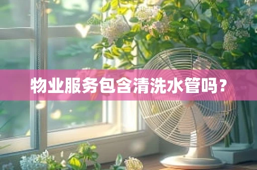 物业服务包含清洗水管吗？