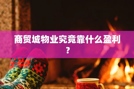 商贸城物业究竟靠什么盈利？