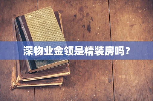 深物业金领是精装房吗？
