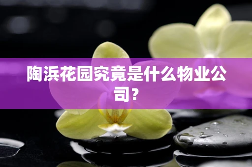陶浜花园究竟是什么物业公司？