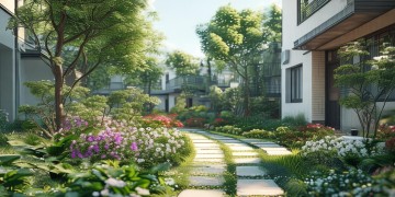 中锐尚城花园物业管事吗？